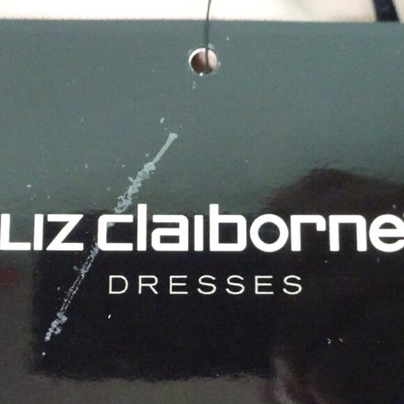 Liz Claiborne Sleeveless Navy Blue Dress Size 10 - Picture 4 of 7